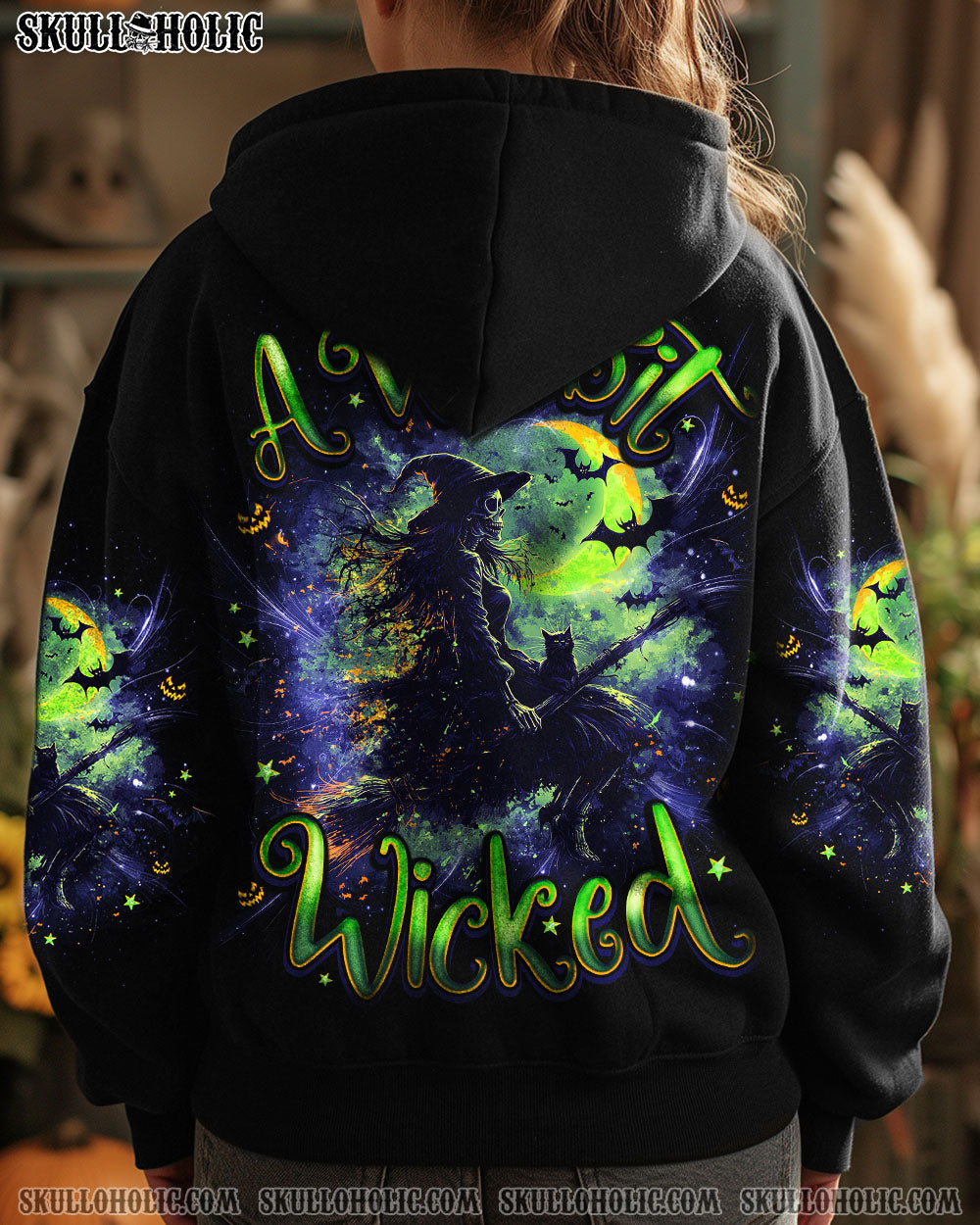 A WEE BIT WICKED HALLOWEEN ALL OVER PRINT - TLNO1109241