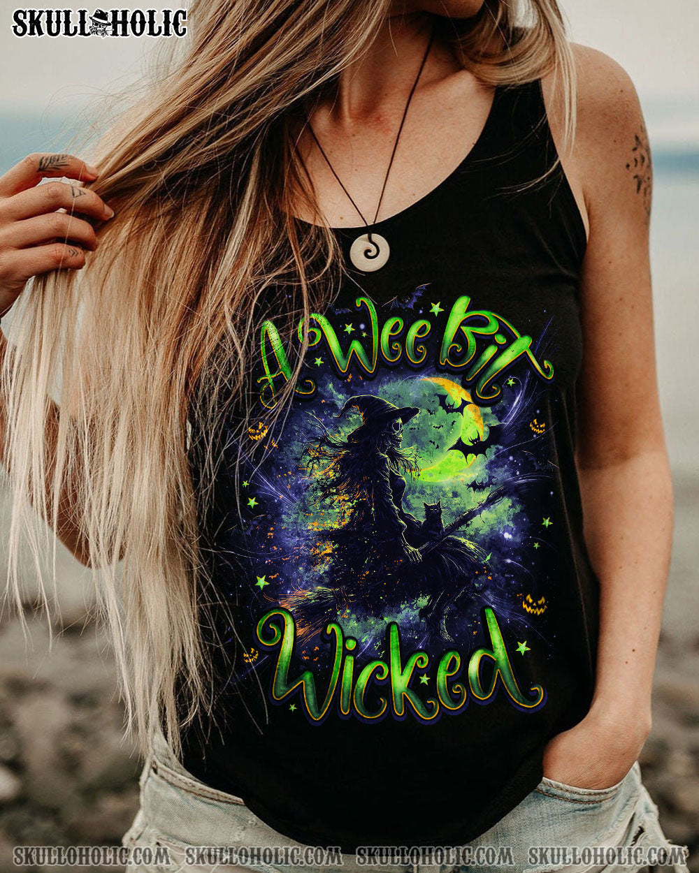 A WEE BIT WICKED HALLOWEEN ALL OVER PRINT - TLNO1109241