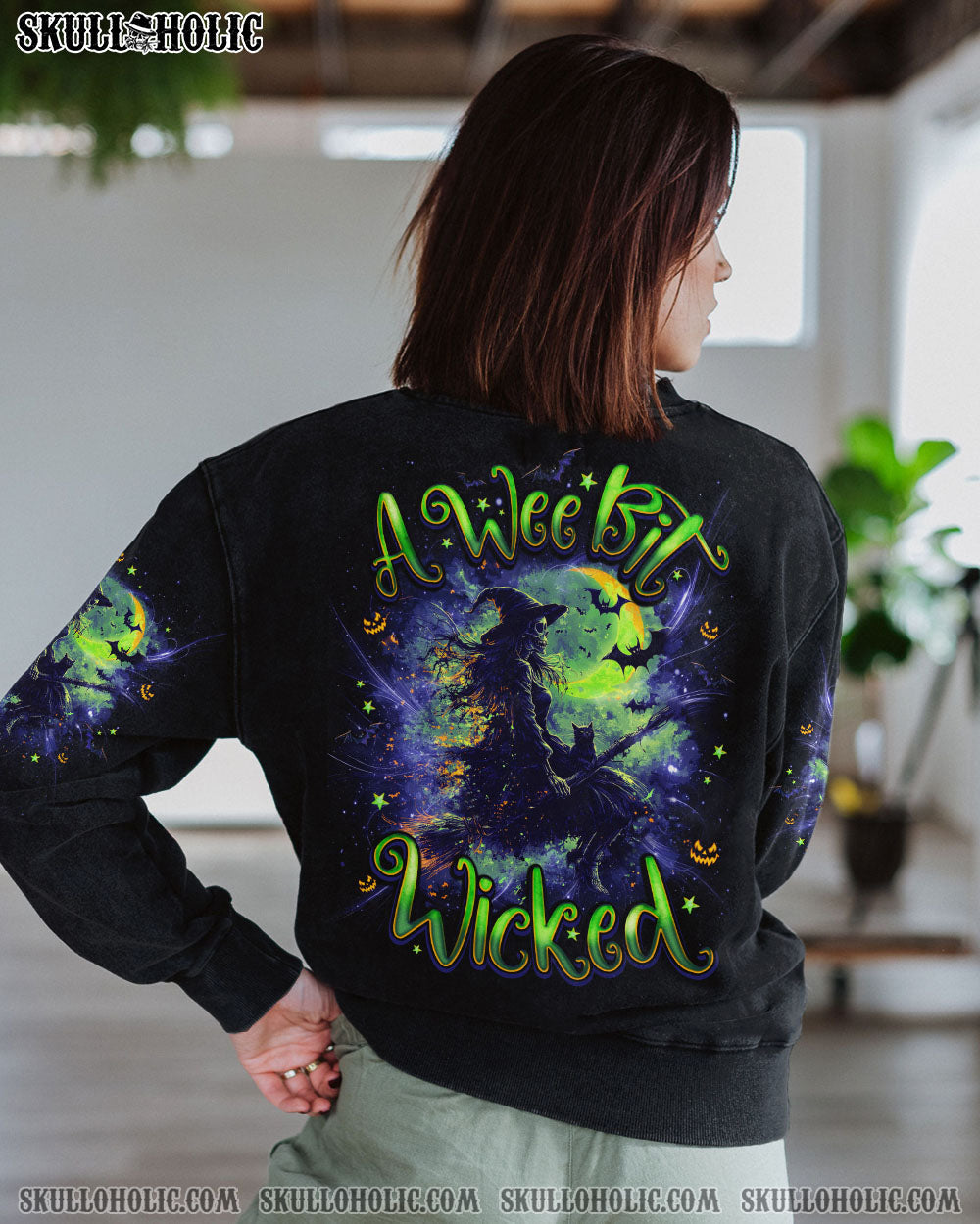 A WEE BIT WICKED HALLOWEEN ALL OVER PRINT - TLNO1109241