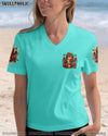 SHE WEARS STRENGTH AND DARKNESS SKULL LADY ALL OVER PRINT - TLNO1504251
