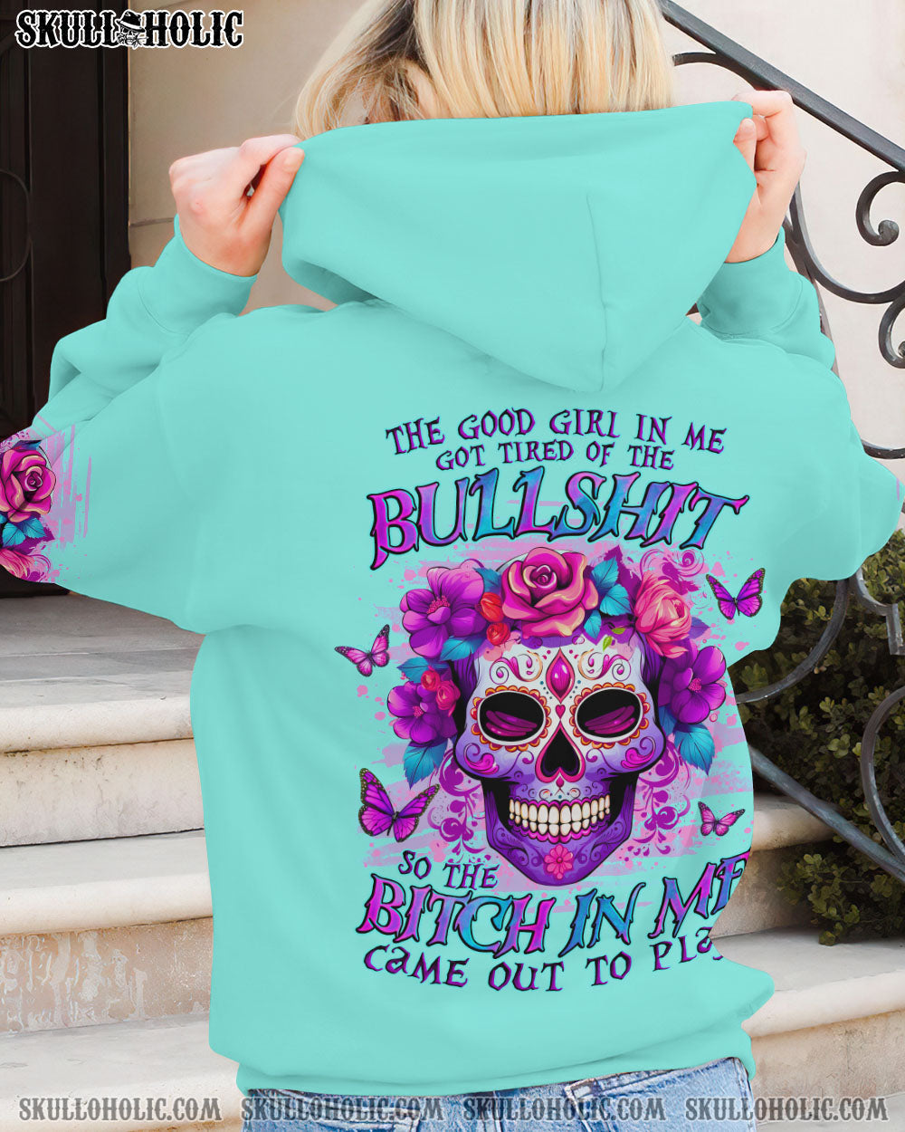 THE GOOD GIRL IN ME SUGAR SKULL ALL OVER PRINT - TLNO1612232