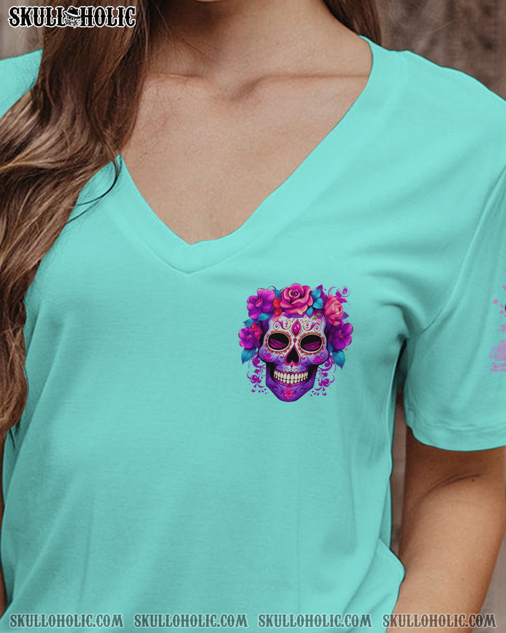 THE GOOD GIRL IN ME SUGAR SKULL ALL OVER PRINT - TLNO1612232