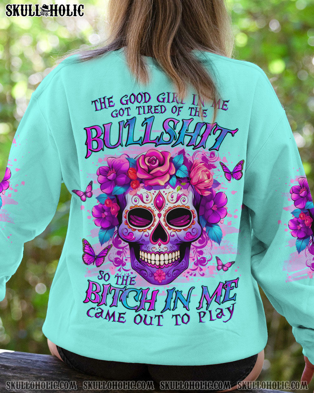 THE GOOD GIRL IN ME SUGAR SKULL ALL OVER PRINT - TLNO1612232