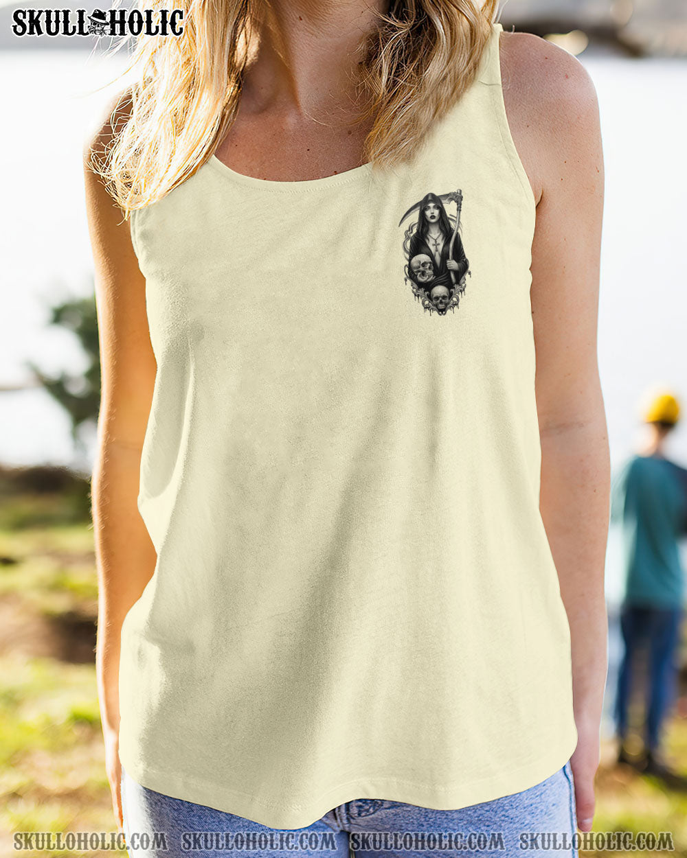 HOW HEARTLESS I CAN BE SKULL LADY ALL OVER PRINT   - TLNO1704251