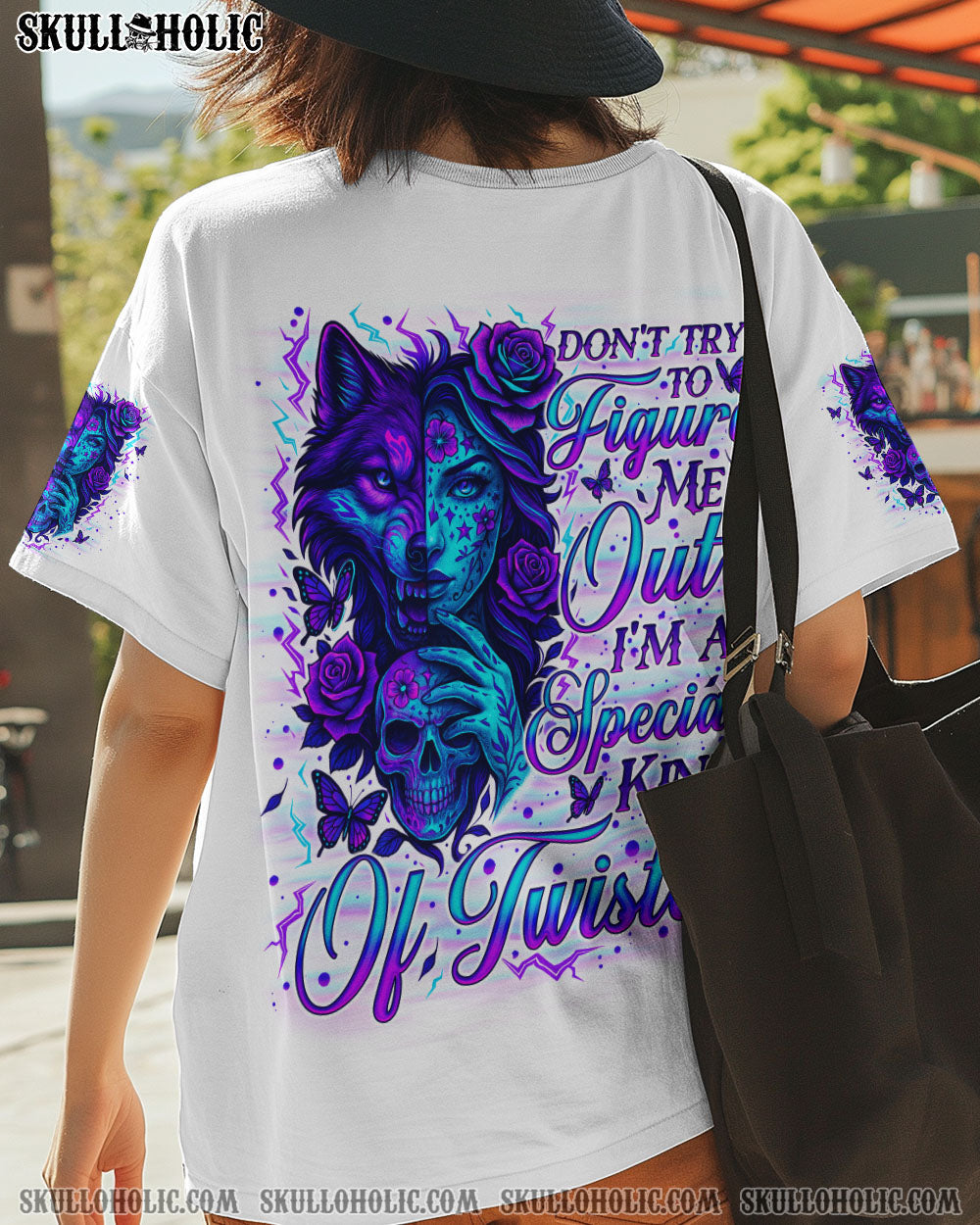 DON'T TRY TO FIGURE ME OUT SKULL WOLF ALL OVER PRINT - TLNO2104251