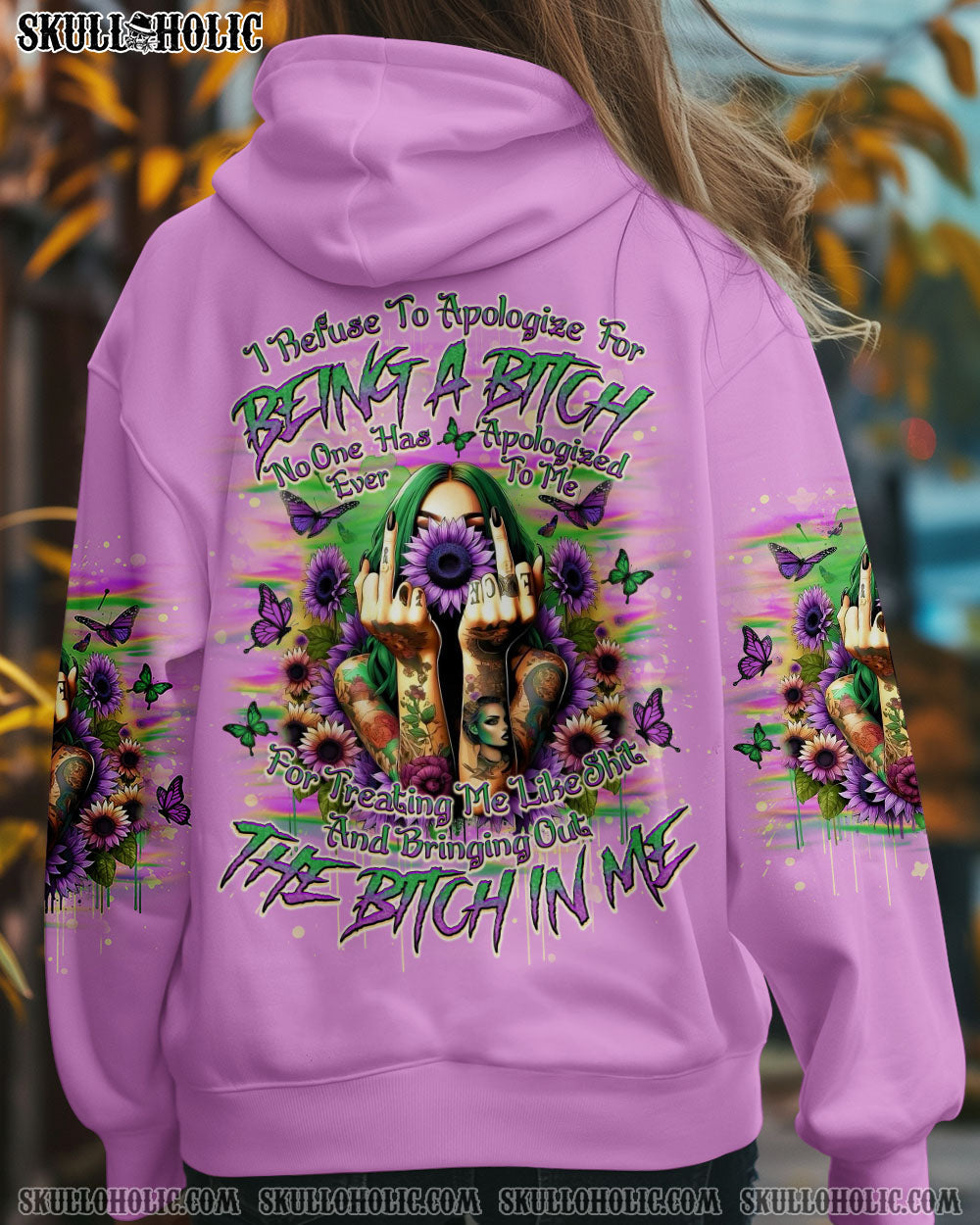 I REFUSE TO APOLOGIZE FOR BEING A B ALL OVER PRINT -  TLNO2403251