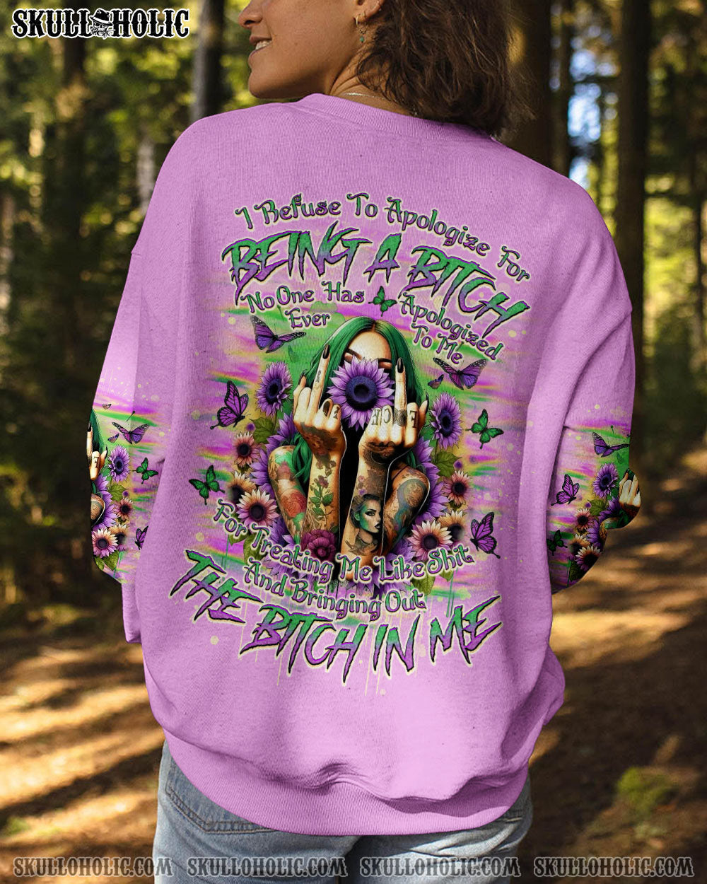 I REFUSE TO APOLOGIZE FOR BEING A B ALL OVER PRINT -  TLNO2403251