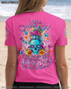 I AM A SWEET GIRL FLOWER SKULL ALL OVER PRINT -  TLNO2603252