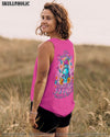 I AM A SWEET GIRL FLOWER SKULL ALL OVER PRINT -  TLNO2603252