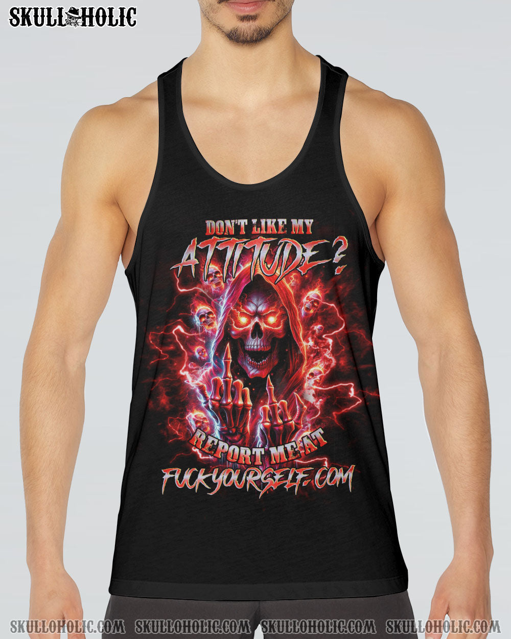 DON'T LIKE MY ATTITUDE REAPER ALL OVER PRINT - TLNO2710233