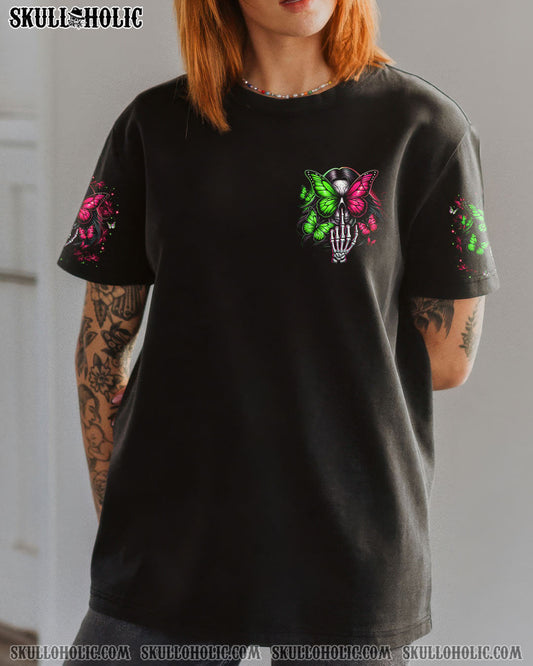 FRESH OUT OF F BUTTERFLY SKULL LADY ALL OVER PRINT - TLNO2803253