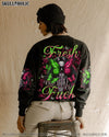 FRESH OUT OF F BUTTERFLY SKULL LADY ALL OVER PRINT - TLNO2803253