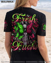 FRESH OUT OF F BUTTERFLY SKULL LADY ALL OVER PRINT - TLNO2803253