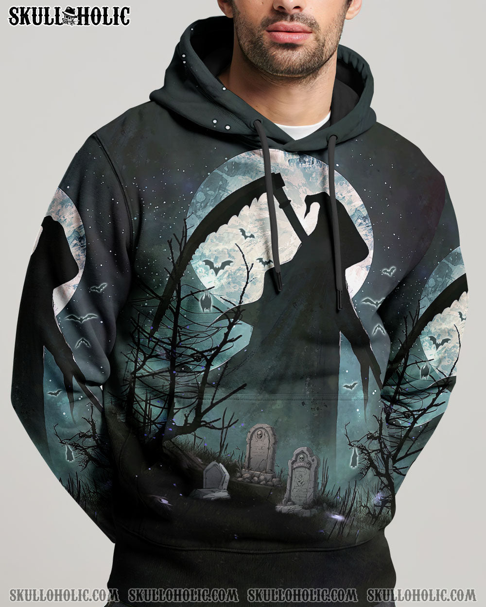 OF COURSE I'M GOING TO HELL HALLOWEEN REAPER ALL OVER PRINT - TLNT0509231