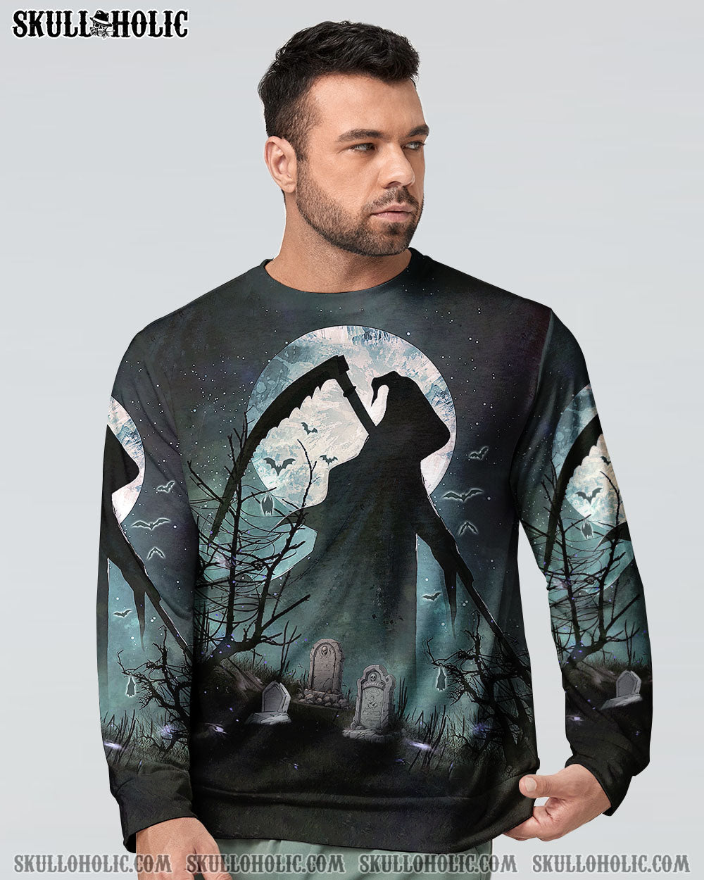 OF COURSE I'M GOING TO HELL HALLOWEEN REAPER ALL OVER PRINT - TLNT0509231