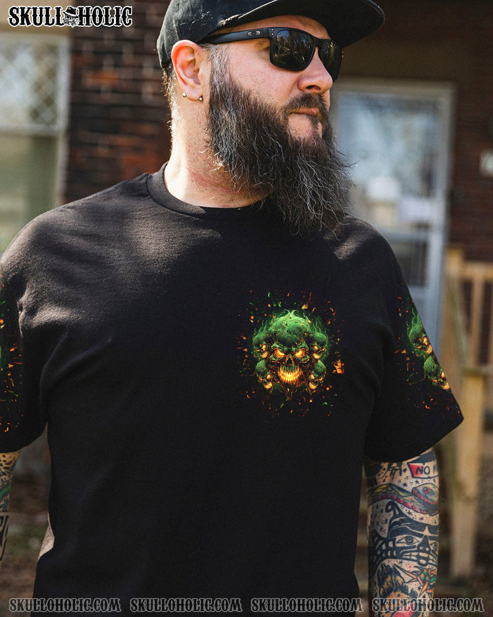ONE DAY I'M GONNA JUST SAY SKULL ALL OVER PRINT - TLNT0603243