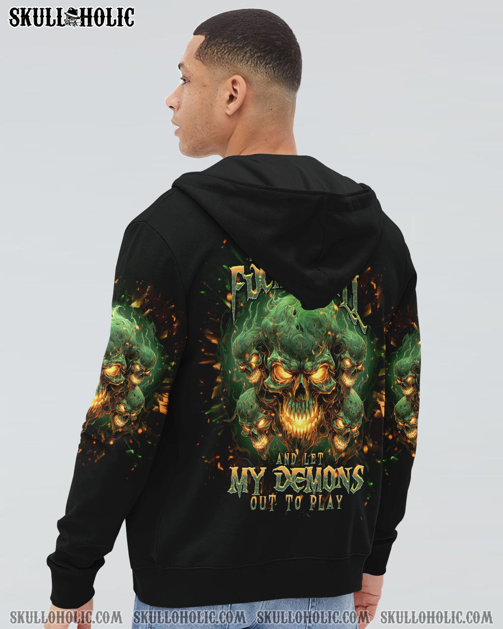 ONE DAY I'M GONNA JUST SAY SKULL ALL OVER PRINT - TLNT0603243
