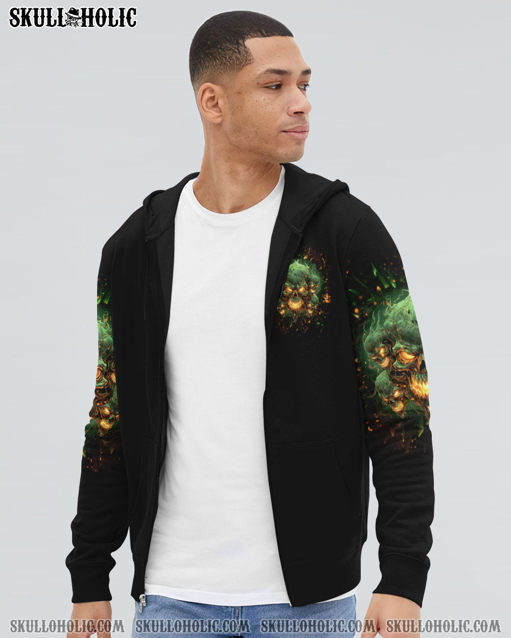 ONE DAY I'M GONNA JUST SAY SKULL ALL OVER PRINT - TLNT0603243