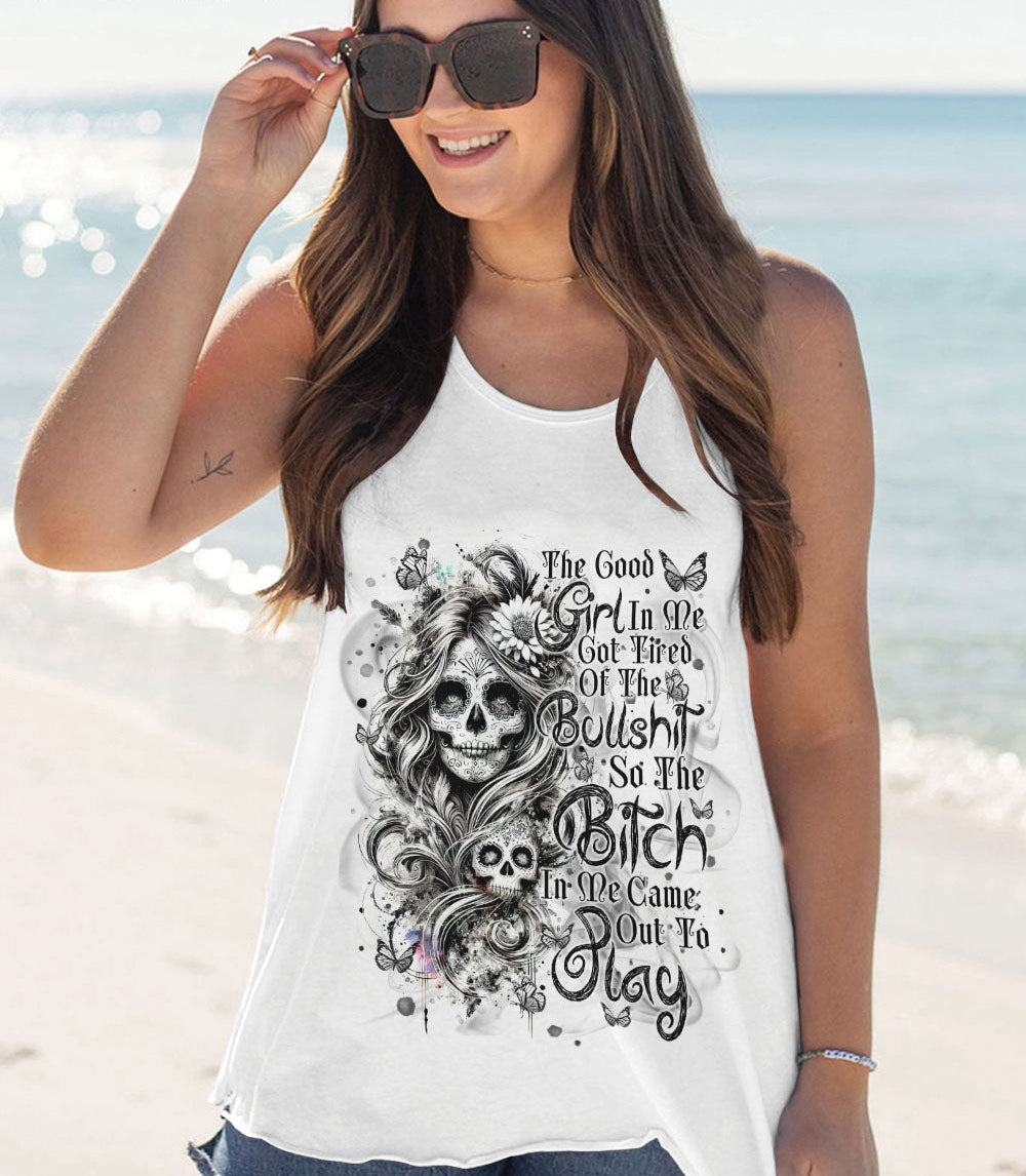 THE GOOD GIRL IN ME GOT TIRED SKULL ALL OVER PRINT  - TLNT0603255