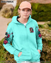DON'T TRY TO FIGURE ME OUT SKULL HALF LADY ALL OVER PRINT  - TLNT0705251