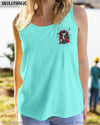 DON'T TRY TO FIGURE ME OUT SKULL HALF LADY ALL OVER PRINT  - TLNT0705251