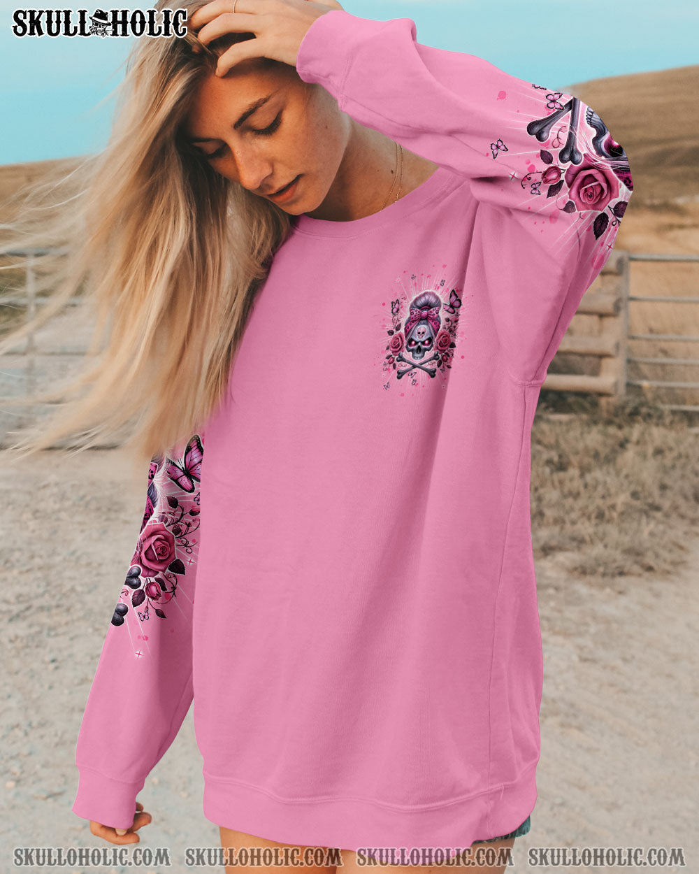 OH I PISS YOU OFF SKULL MESSY BUN ALL OVER PRINT - TLNT0904251