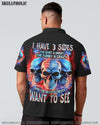 I HAVE 3 SIDES 3 SKULLS FLAG ALL OVER PRINT - TLNT0906234