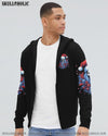 ON THE NAUGHTY LIST SKULL CHRISTMAS ALL OVER PRINT - TLNT1010232
