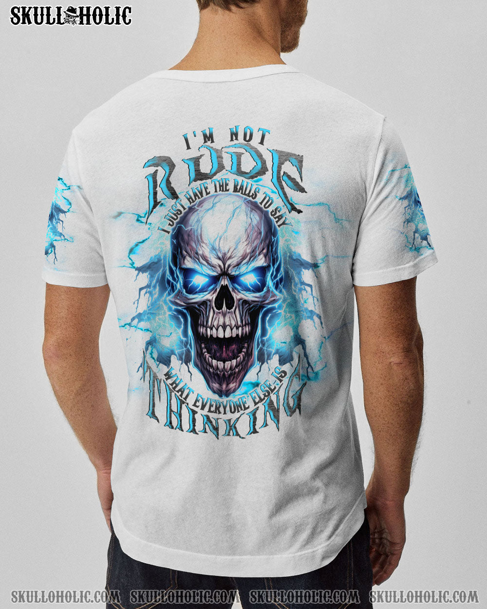 I'M NOT RUDE MAD SKULL ALL OVER PRINT - TLNT1208231