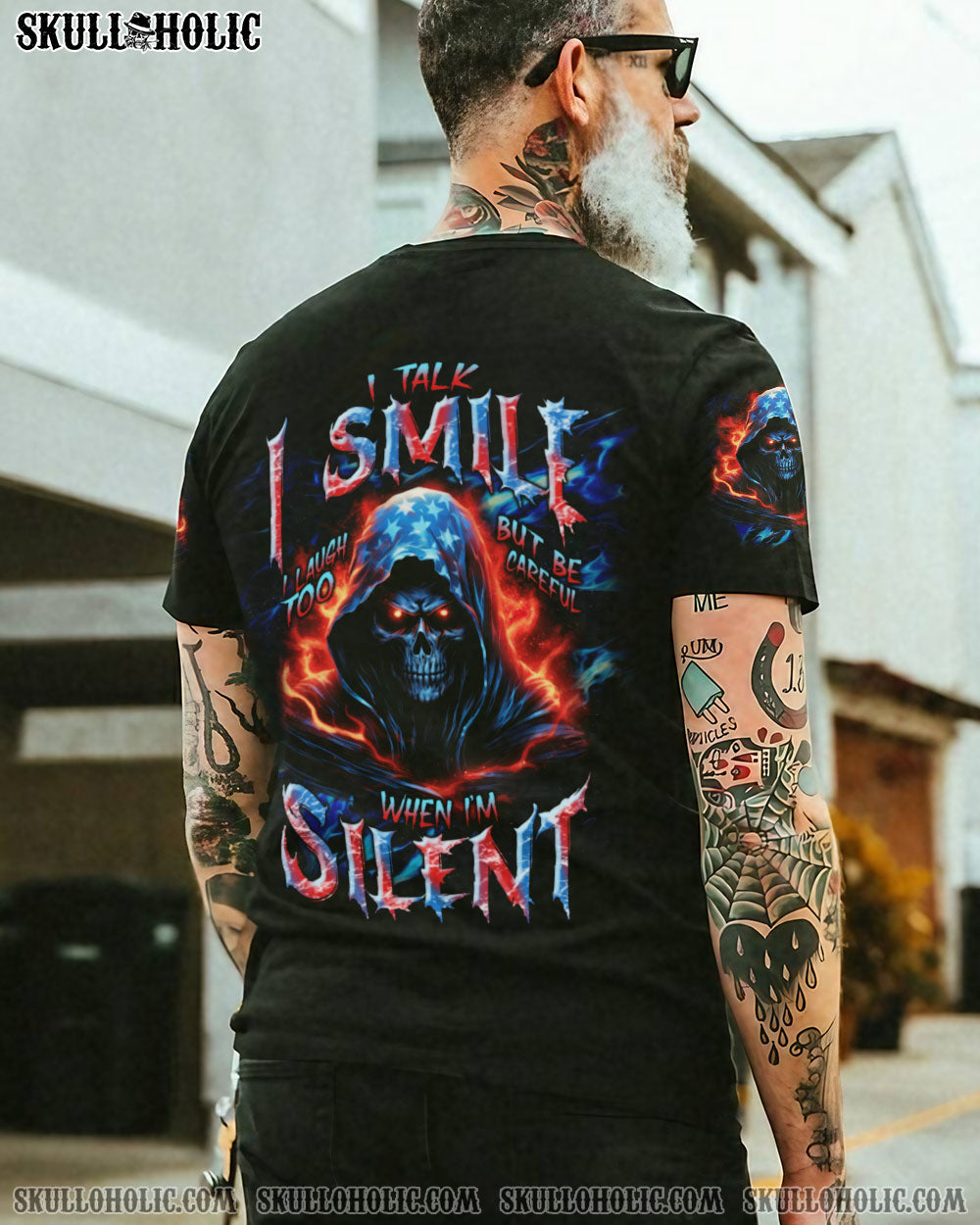 BE CAREFUL WHEN I'M SILENT REAPER ALL OVER PRINT - TLNT1409232