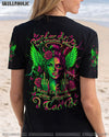 HOW HEARTLESS I CAN BE SKULL HALF LADY ALL OVER PRINT - TLNT1504251