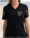 HOW HEARTLESS I CAN BE SKULL HALF LADY ALL OVER PRINT - TLNT1504251