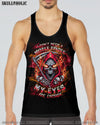 I DON'T NEED A MIDDLE FINGER SKULL REAPER TIE DYE  ALL OVER PRINT - TLNT1611241