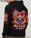 I DON'T NEED A MIDDLE FINGER SKULL REAPER TIE DYE  ALL OVER PRINT - TLNT1611241
