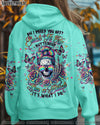 OH I PISS YOU OFF SKULL MESSY BUN ALL OVER PRINT - TLNT1704251
