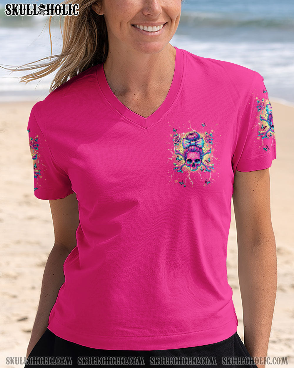 CHAOS COORDINATOR MESSY BUN ALL OVER PRINT - TLNT2003254