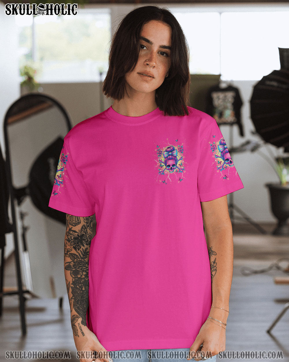 CHAOS COORDINATOR MESSY BUN ALL OVER PRINT - TLNT2003254