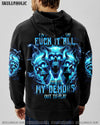 ONE DAY I'M GONNA JUST SAY DEMON SKULL ALL OVER PRINT - TLNT2010231