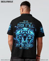 ONE DAY I'M GONNA JUST SAY DEMON SKULL ALL OVER PRINT - TLNT2010231