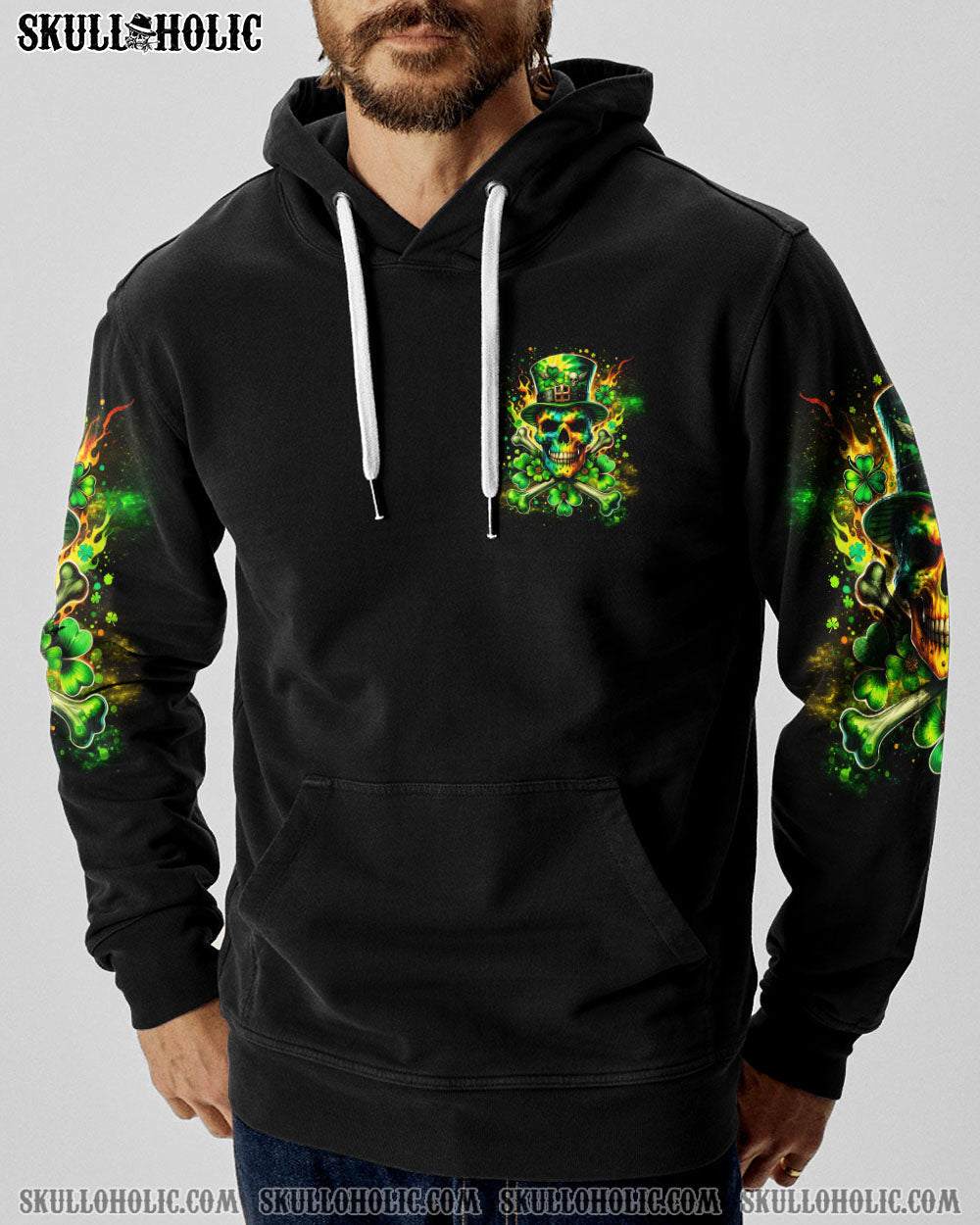 LET THE SHENANIGANS BEGIN SKULL BONES PATRICK'S DAY ALL OVER PRINT - TLNT2501243