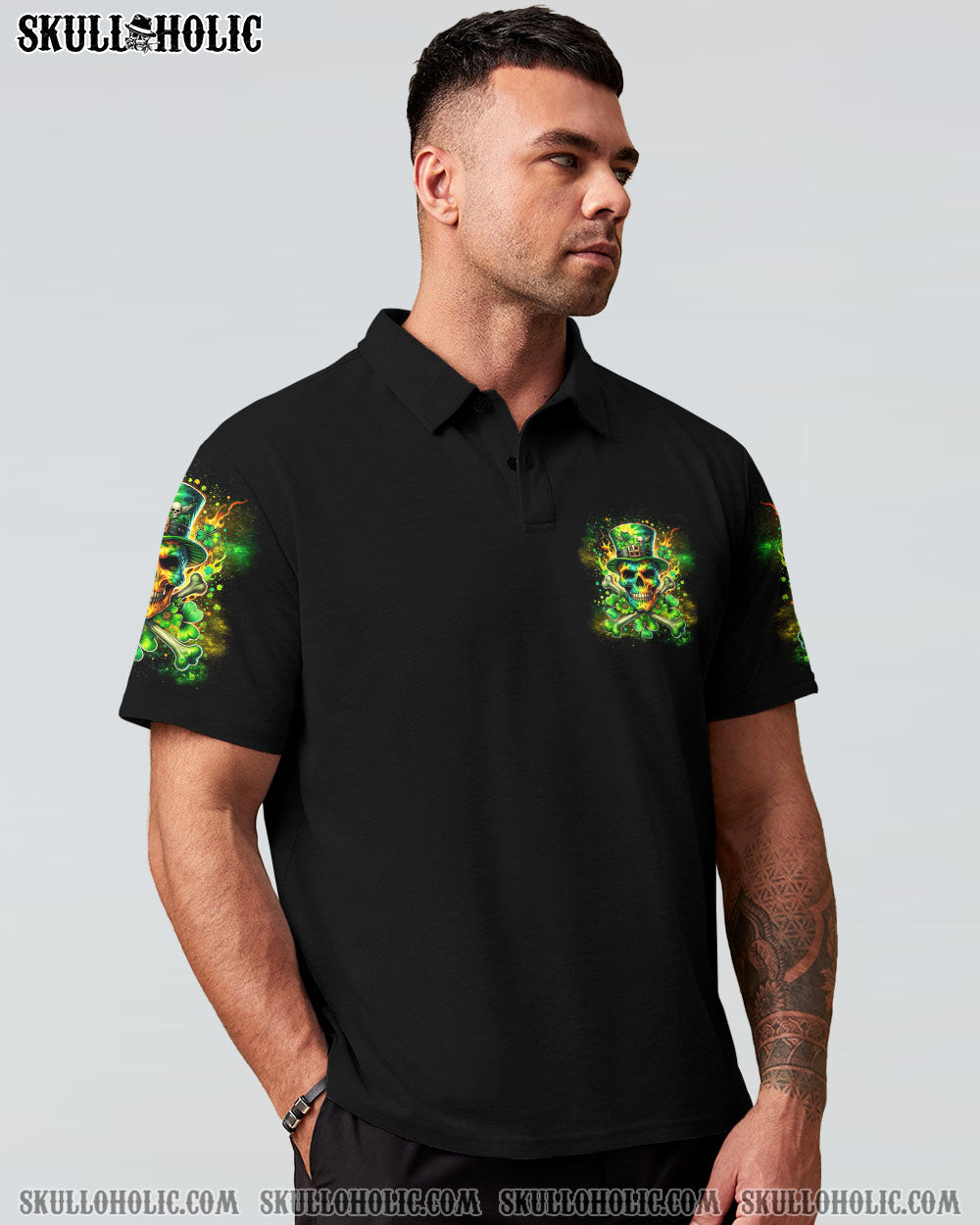 LET THE SHENANIGANS BEGIN SKULL BONES PATRICK'S DAY ALL OVER PRINT - TLNT2501243