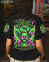 IT'S GOING TO BE ONE OF THOSE DAYS MESSY BUN SKULL ALL OVER PRINT   - TLNT2603255