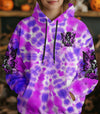 I'M A GOOD PERSON SKULL MESSY BUN TIE DYE  ALL OVER PRINT - TLNT2702255