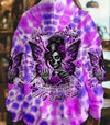 I'M A GOOD PERSON SKULL MESSY BUN TIE DYE  ALL OVER PRINT - TLNT2702255