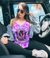 I'M A GOOD PERSON SKULL MESSY BUN TIE DYE  ALL OVER PRINT - TLNT2702255
