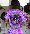I'M A GOOD PERSON SKULL MESSY BUN TIE DYE  ALL OVER PRINT - TLNT2702255