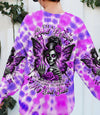 I'M A GOOD PERSON SKULL MESSY BUN TIE DYE  ALL OVER PRINT - TLNT2702255