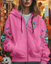 BUT DID YOU DIE MOM LIFE SKULL MESSY BUN ALL OVER PRINT - TLNT2703255