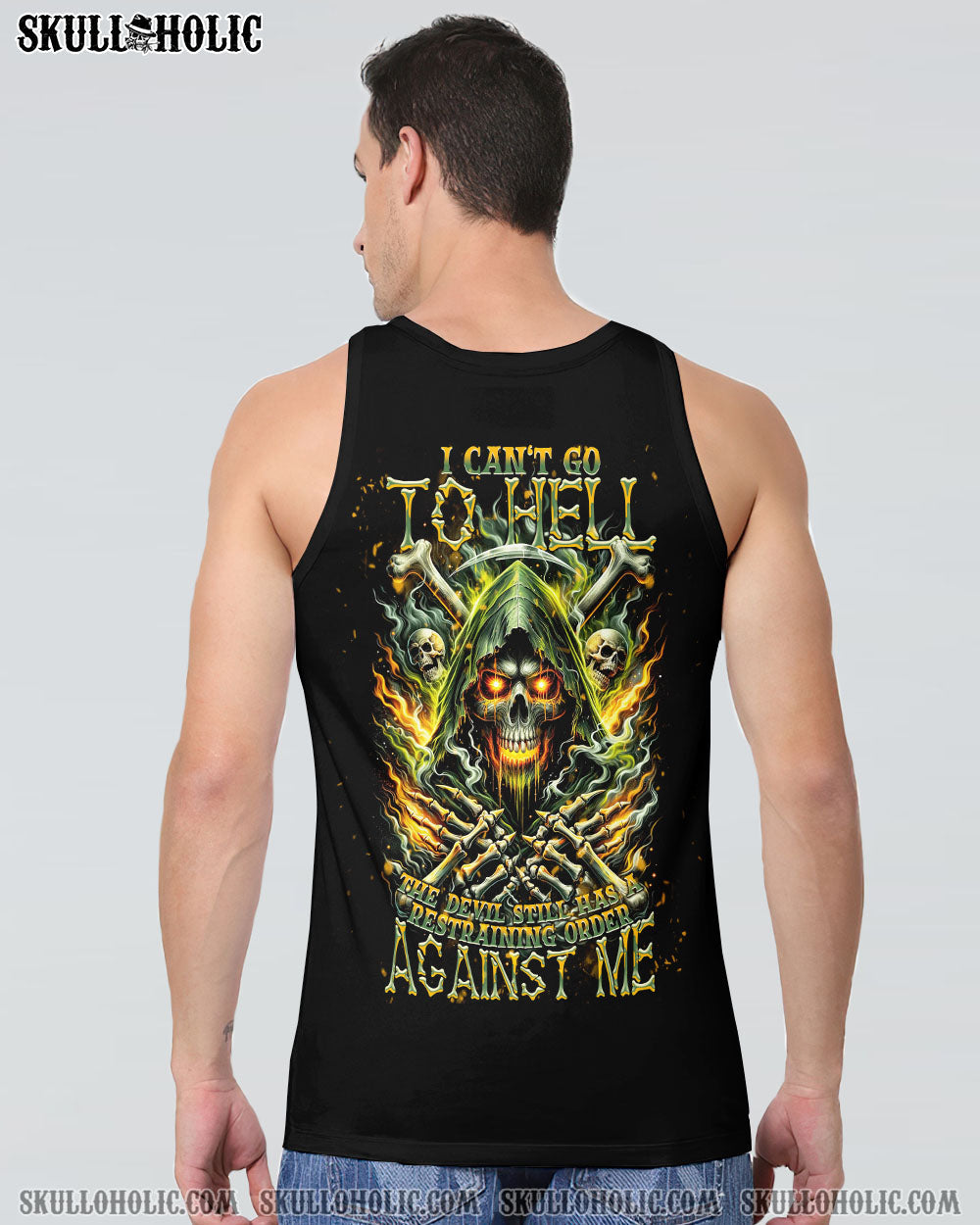 I CAN'T GO TO HELL REAPER FIRE ALL OVER PRINT - TLNT2711231