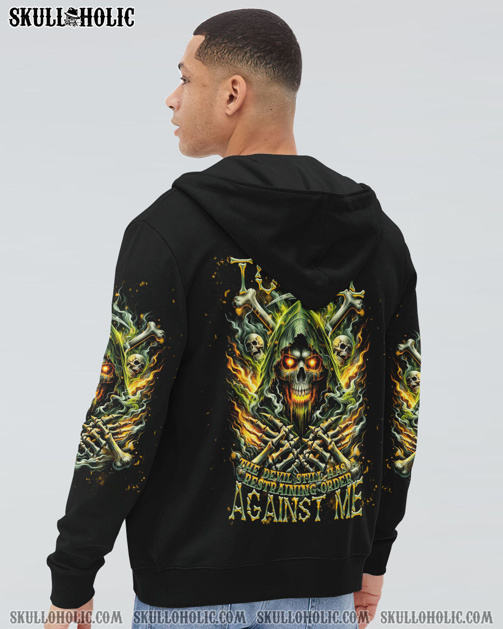 I CAN'T GO TO HELL REAPER FIRE ALL OVER PRINT - TLNT2711231